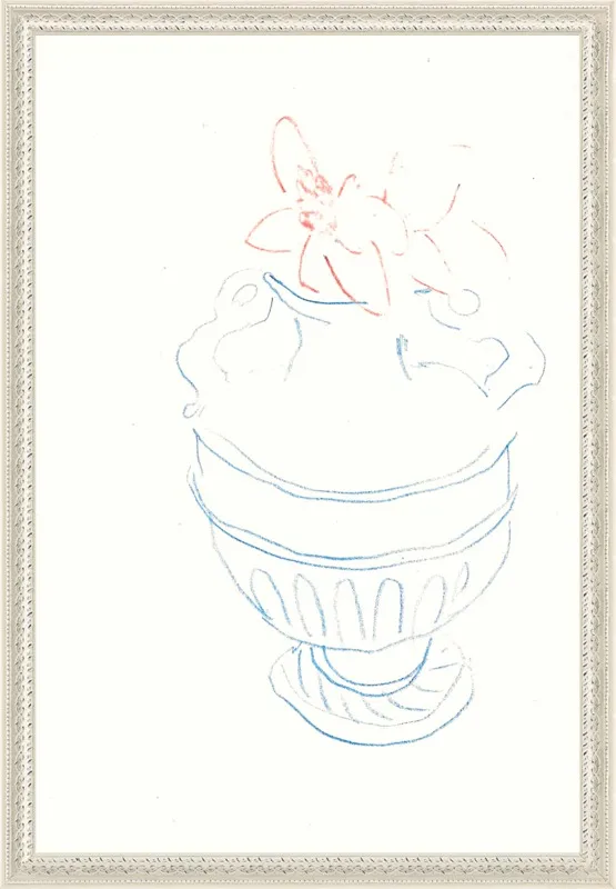 Sevres vase by Shanti Shea An for Artfully Walls