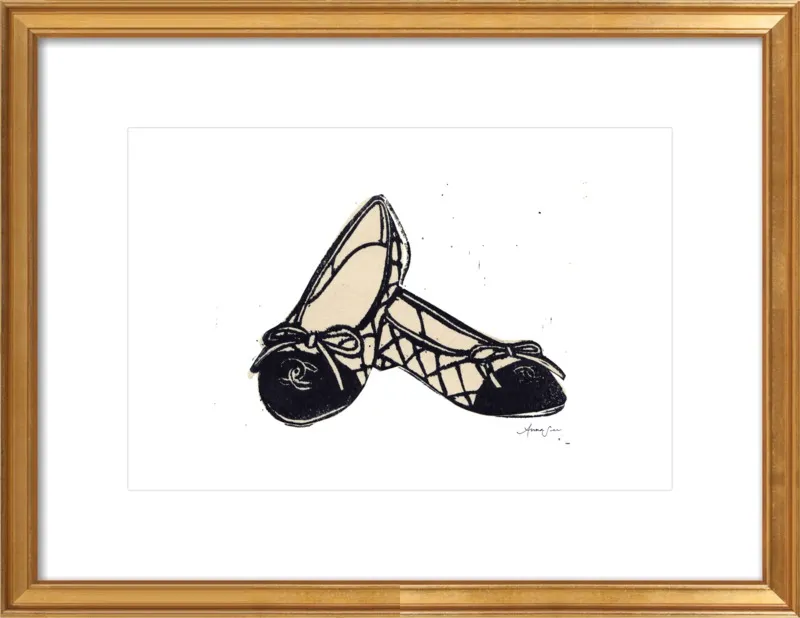 Chanel Ballet Flats by Anna See for Artfully Walls