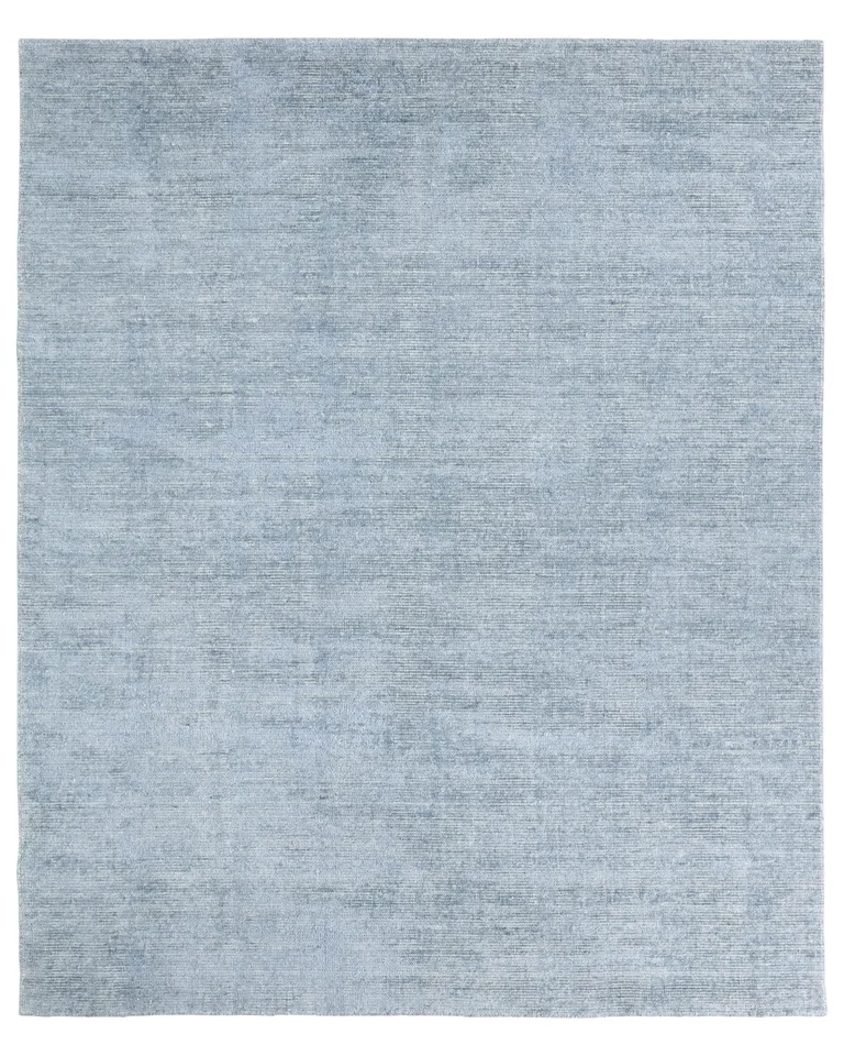 Dilwyn SFH01 Handwoven Solid Blue Area Rug (8'6"X11'6")