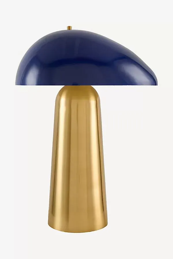 Julep Plated Metallic Accent Table Lamp