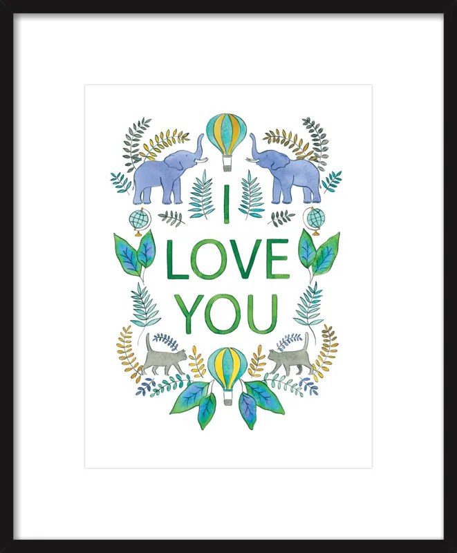 I Love You by Rachel Rogers for Artfully Walls
