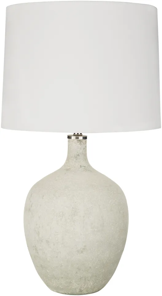 Dupree White Marbled 28"H x 17"W x 17"D Accent Table Lamp