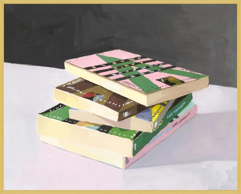 Vonnegut Stack by Elizabeth Mayville for Artfully Walls