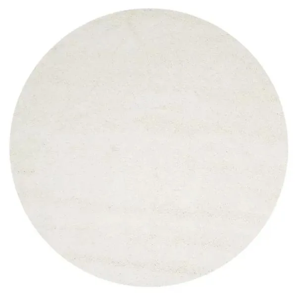 Cozy Shag Solid Neutral Area Rug