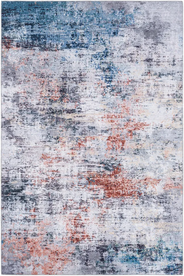 Olivia Orange Indoor 8'10" x 12' Machine Woven Rug