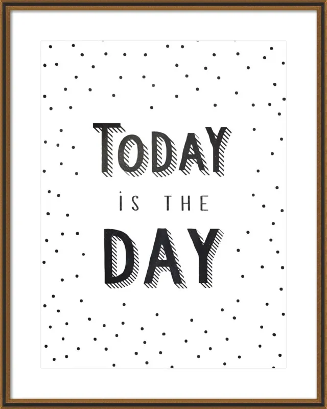 Today is the day by Lonneke de Roos - Kind of Style for Artfully Walls