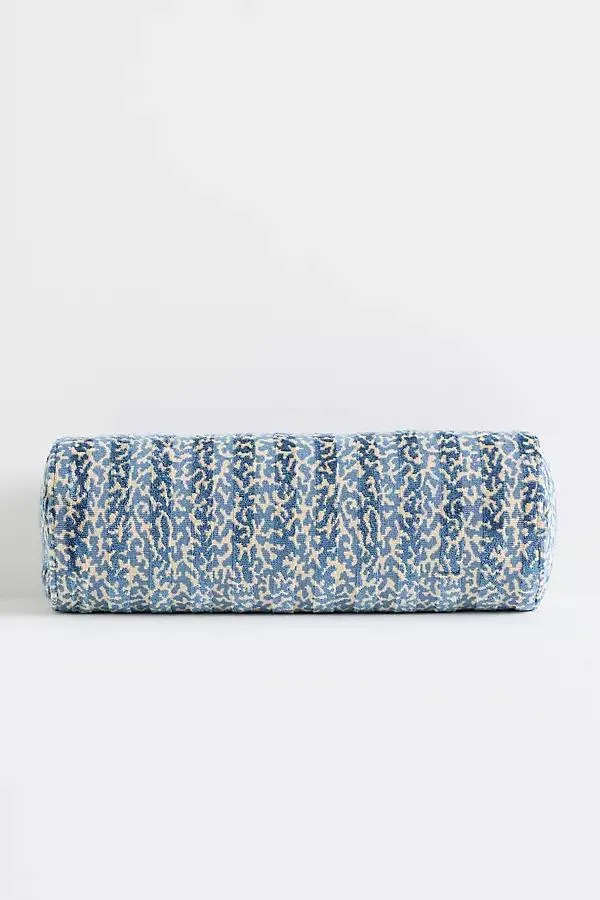 Woven Striped Jacquard Bolster
