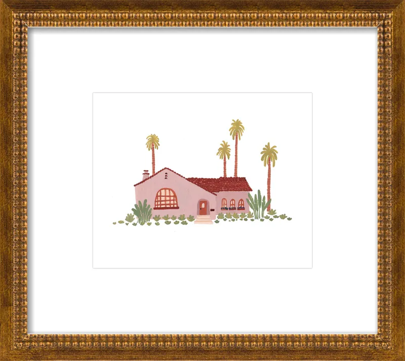 Pink Bungalow by Taylor Ann for Artfully Walls