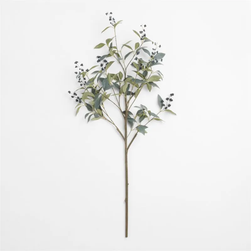 Faux Blueberry Branch 57"