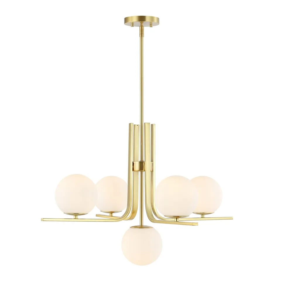 Lenore 5 Light 29.75" Chandelier - Gold