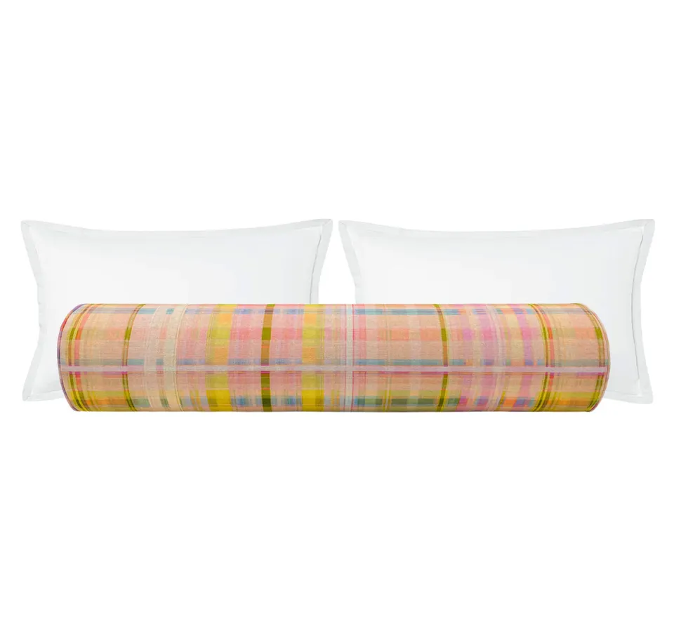 THE BOLSTER :: TATTIE PLAID  // MULTI | ANNA SPIRO - SWATCH 4" X 4"