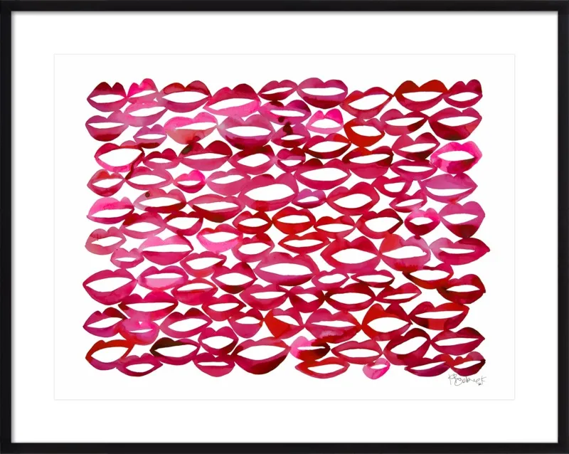 Juicy Lips by Kate Roebuck for Artfully Walls