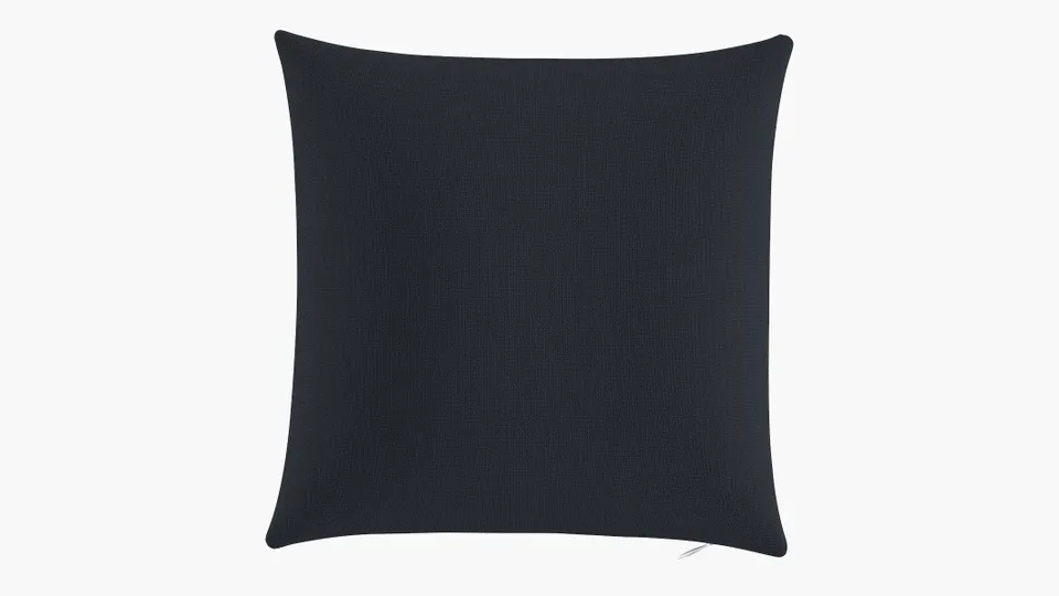 Throw Pillow 16", Navy Everyday Linen, 16" x 16"