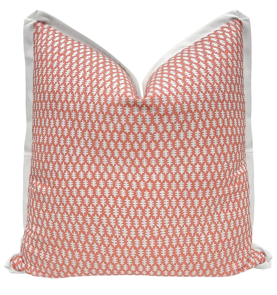 OCS X LDC | STROHEIM : VIVI // GUAVA + CLASSIC LINEN // WHITE - 15" X 22" / CORDING