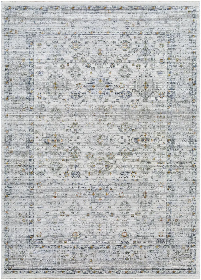 Edmonton White Indoor 9'2" x 12' Machine Woven Rug