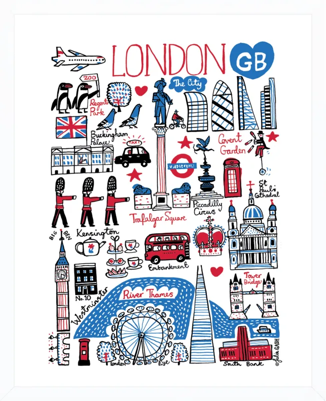 London by Julia Gash for Artfully Walls