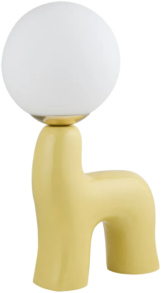 Opal  Glazed 17"H x 7"W x 9"D Accent Table Lamp
