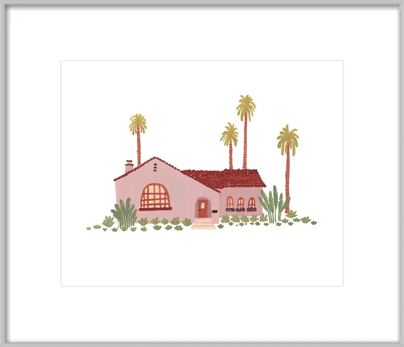 Pink Bungalow by Taylor Ann for Artfully Walls
