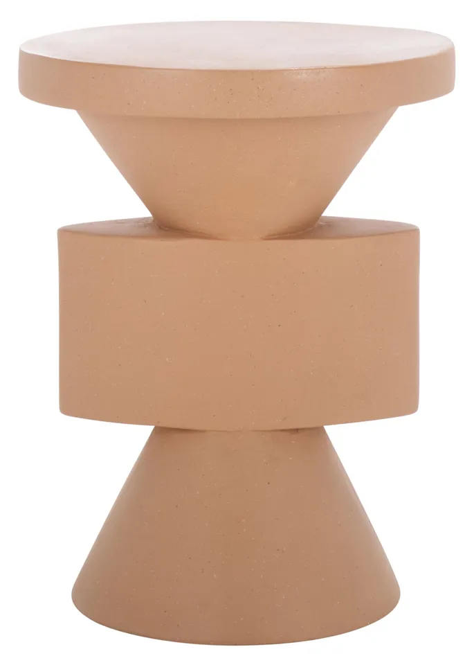 Malix Accent Table - Terracotta