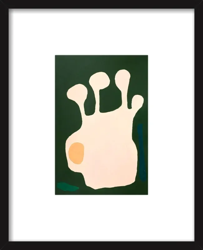 Nectarine Vase, abstraction 11 by Neicy Frey by Neicy Frey for Artfully Walls