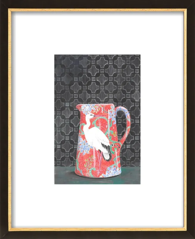 Red Vase by Miri Eshet for Artfully Walls