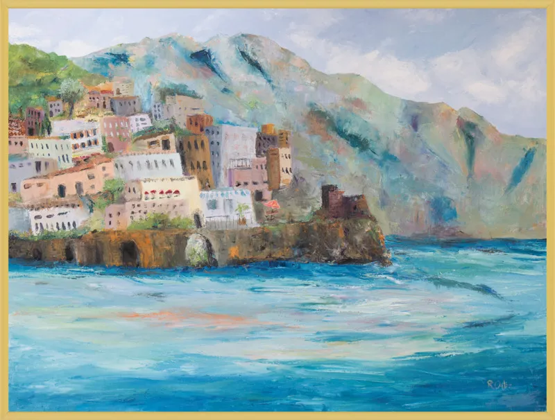 Amalfi Coast by Renee A Ortiz for Artfully Walls
