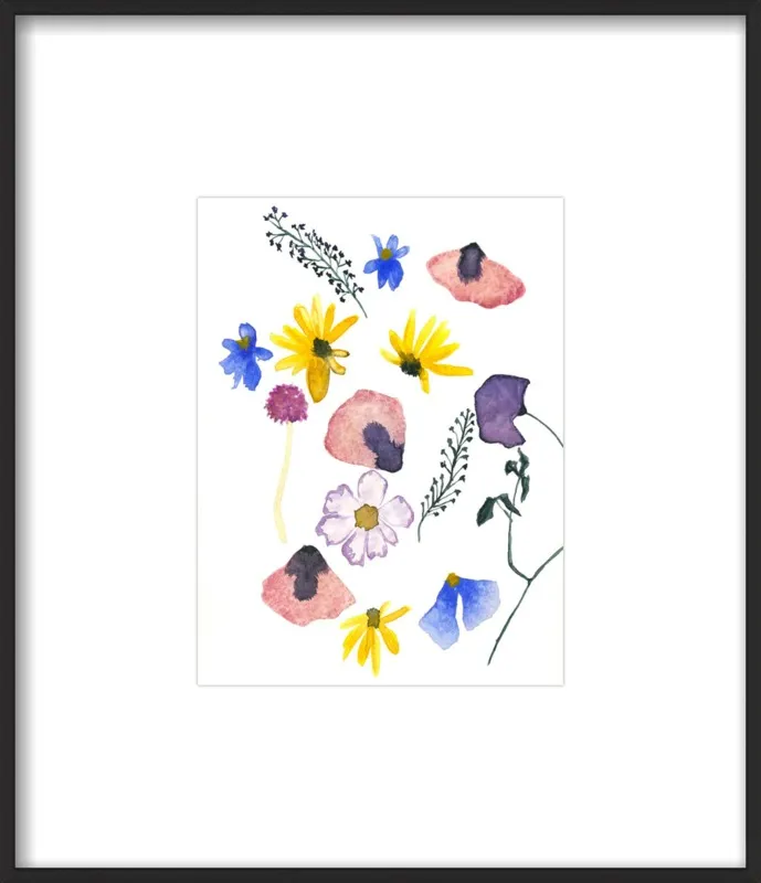 Pressed Flowers by Emily Grady Dodge for Artfully Walls