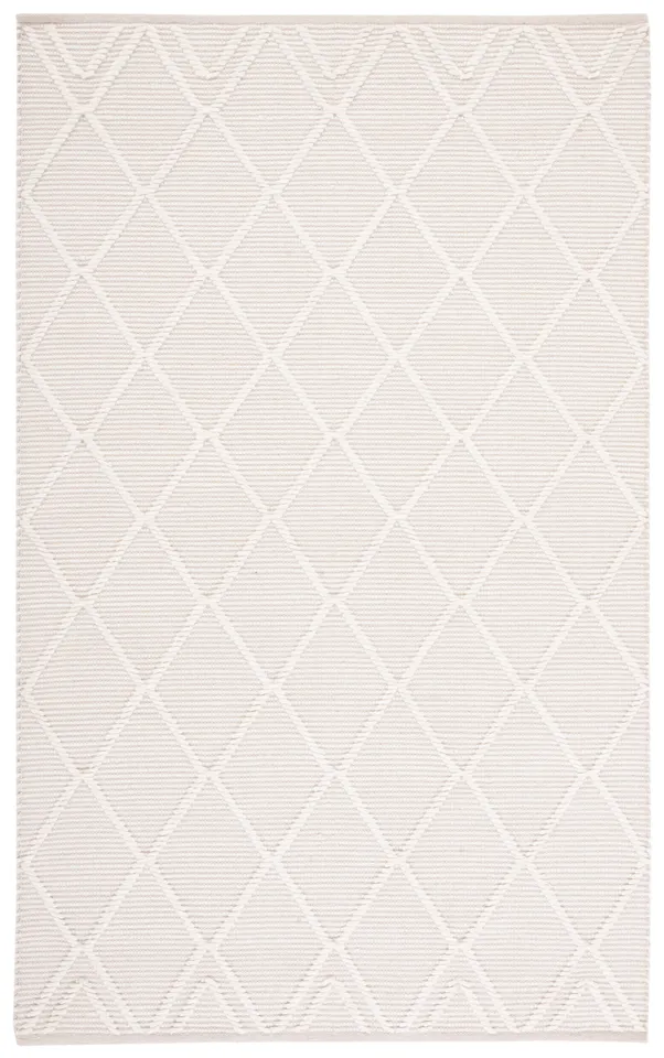 Safavieh Couture Natura Collection Hand Woven Area Rug, Ivory, 5' x 8'