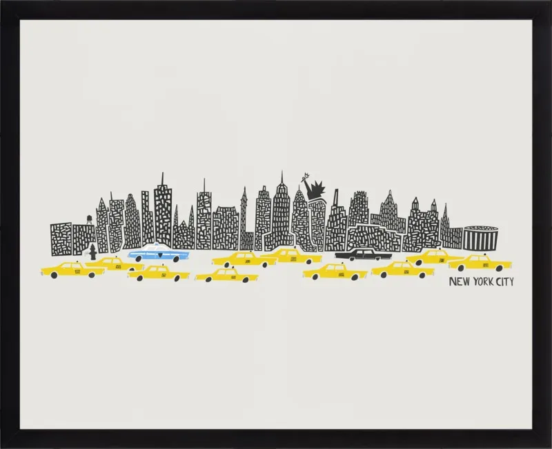 New York Skyline by Mark & Suumin - Fox & Velvet for Artfully Walls