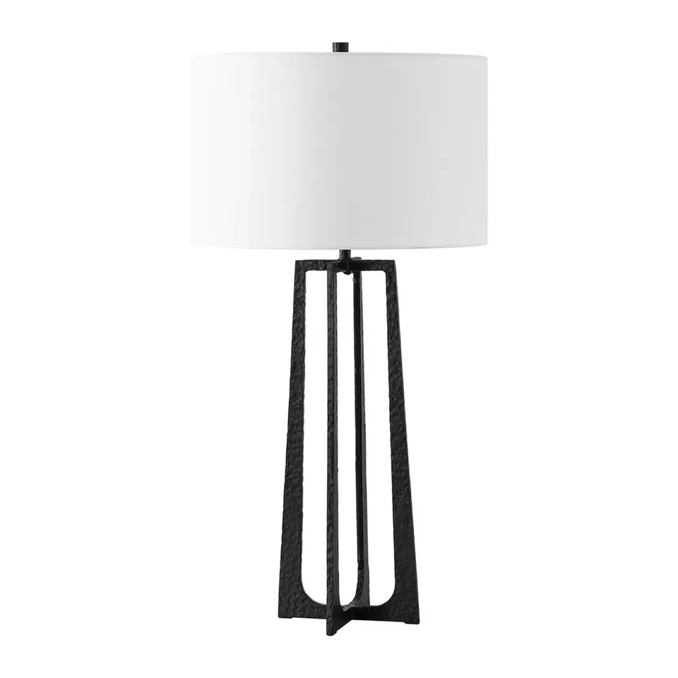 Safavieh Couture Pollyanna Metal Base Table Lam - Black/White