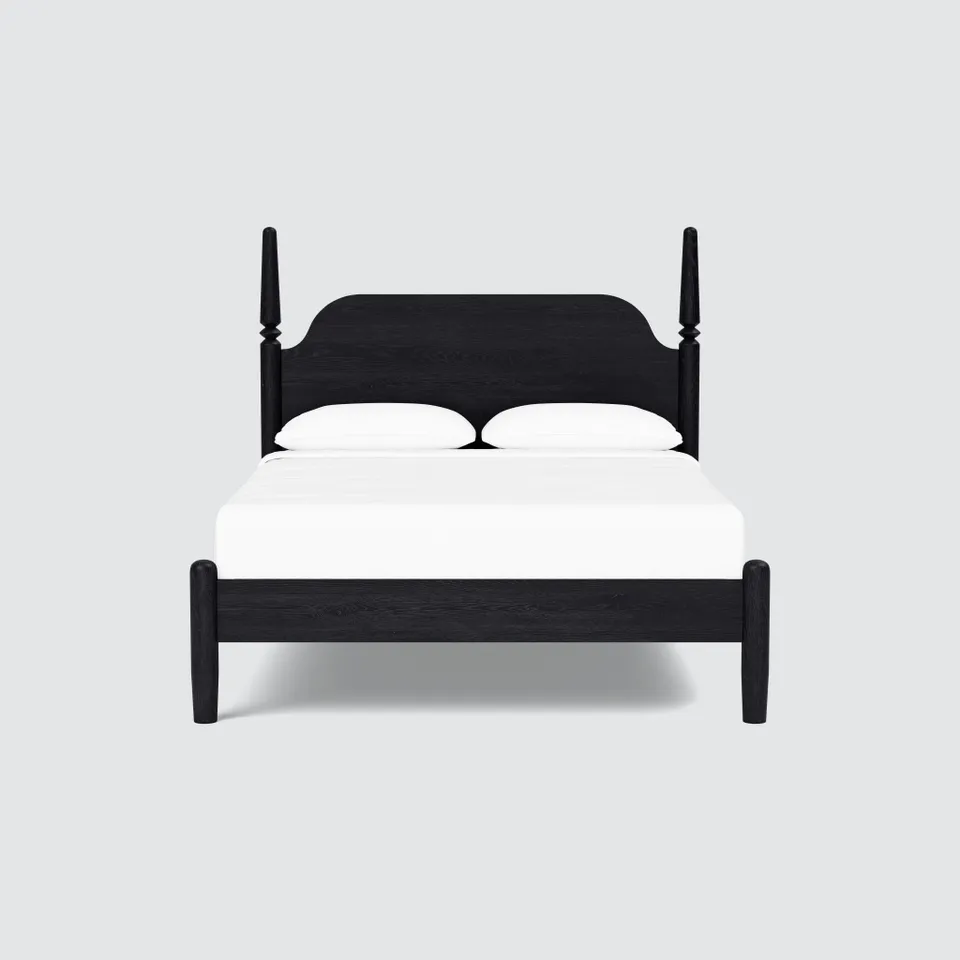 The Citizenry Potomac Two Poster Bed | California King | Black