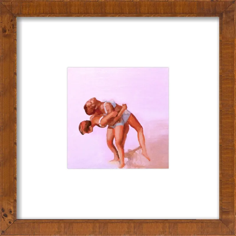 wrestling by Mary Sinner for Artfully Walls