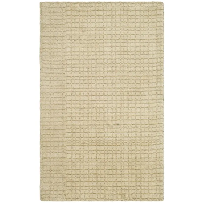 Arlo Home Hand Loomed Area Rug, HIM241A, Beige,  4' X 6'