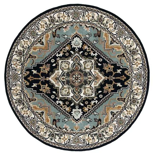 Heritage Row Heriz Medallion Area Rug