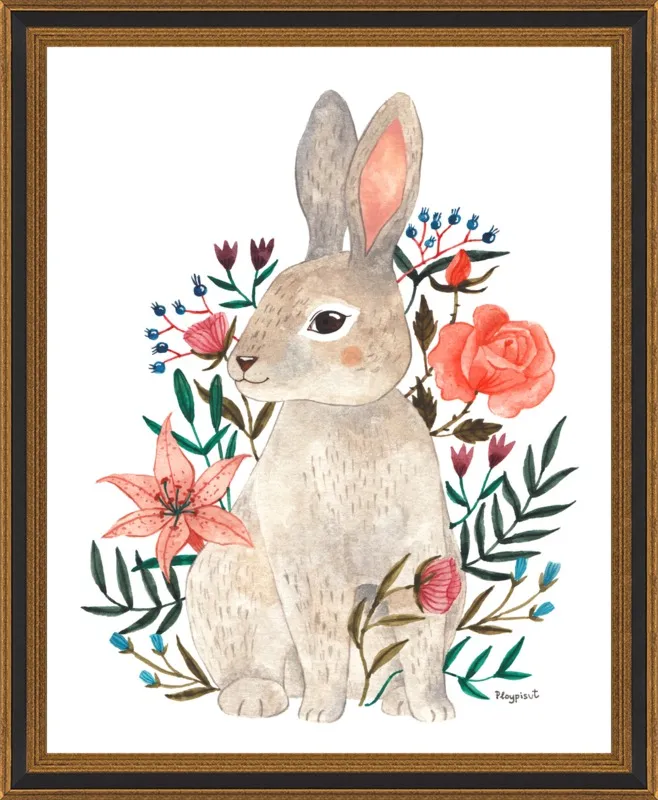Rabbit by Ploypisut for Artfully Walls