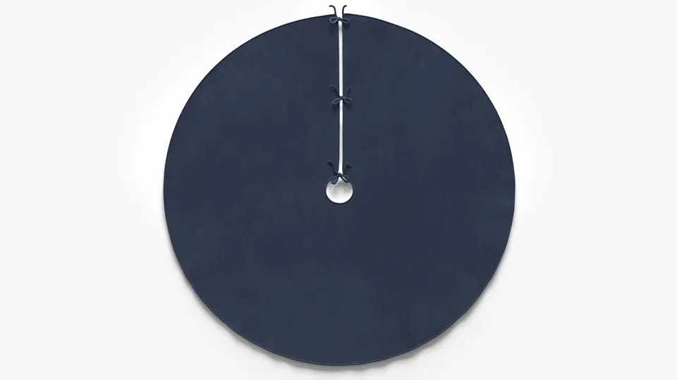 Velvet Tree Skirt, Navy Performance Velvet