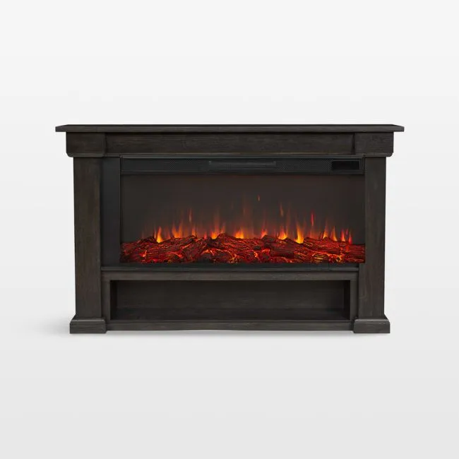 Belhaven Dark Wood Electric Fireplace 66"