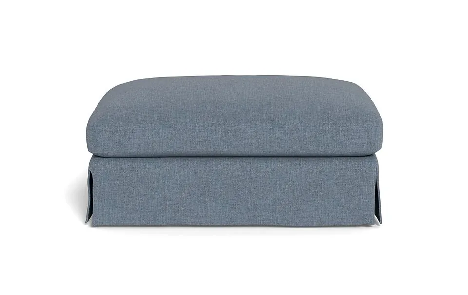 Maxwell Slipcovered Ottoman by Apartment Therapy