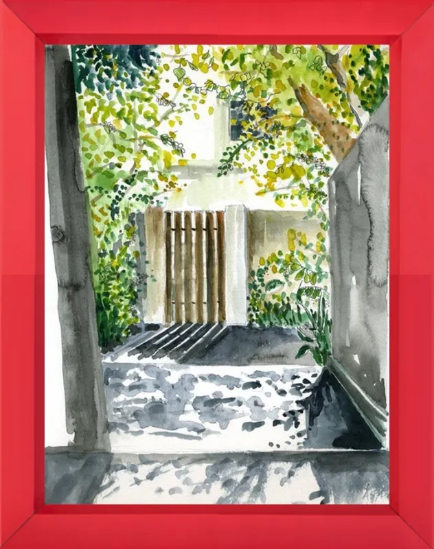 Garden Gate by Miri Eshet for Artfully Walls