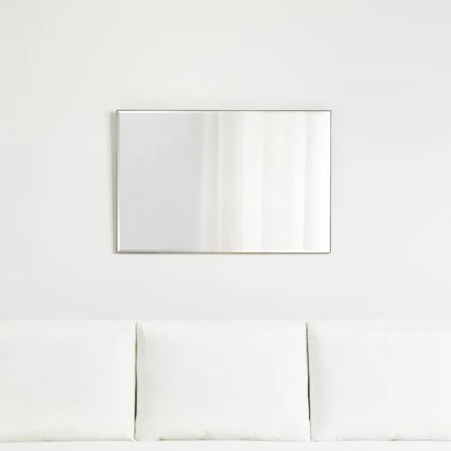 Edge Brass Rectangle Wall Mirror 24"x36"