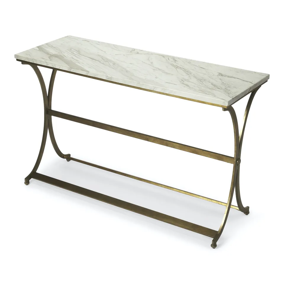 Pamina Antique Gold Console Table