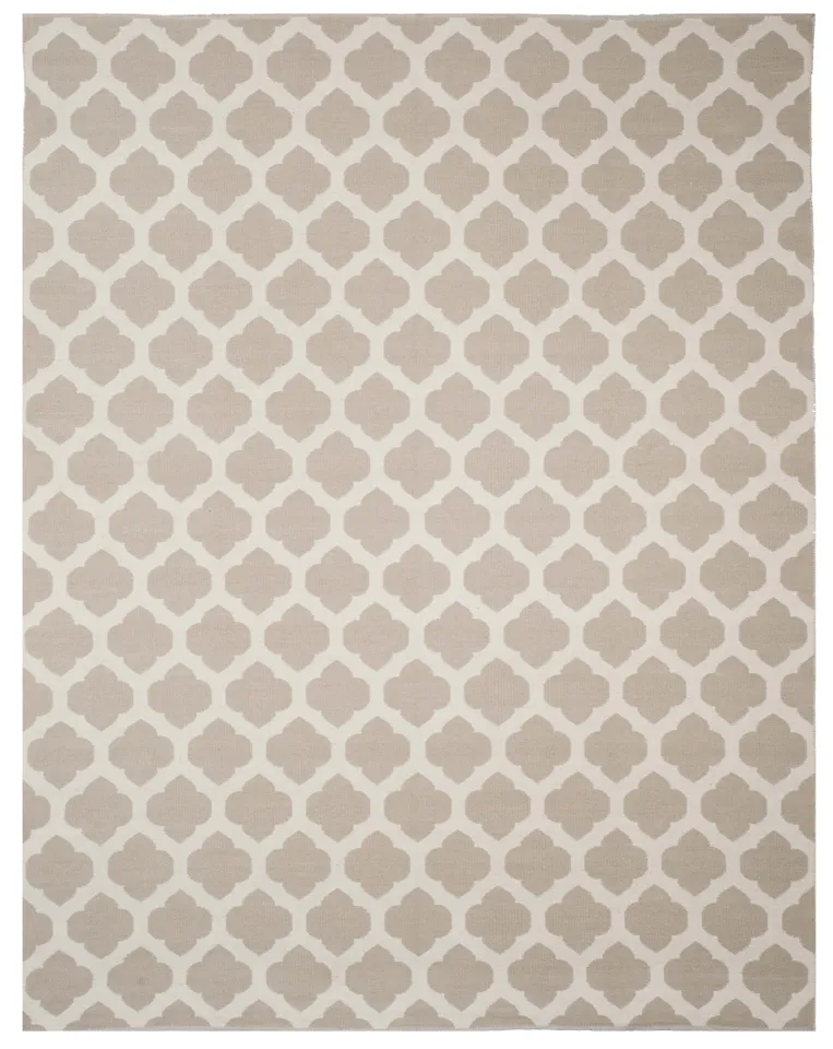 Arlo Home Hand Woven Area Rug, MTK723A, Grey/Ivory,  8' X 10'