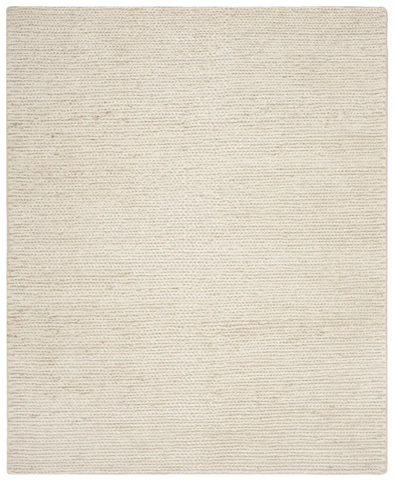 Arlo Home Hand Woven Area Rug, NF520A, Ivory,  9' X 12'