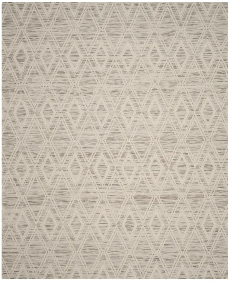 Arlo Home Hand Loomed Area Rug, MRB312C, Light Brown/Ivory,  8' X 10'