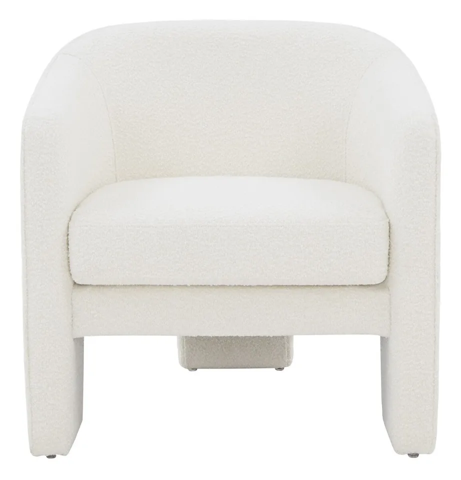 Londyn Boucle Accent Chair - Ivory