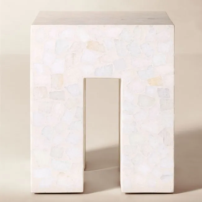 Scatola Square Terrazzo Outdoor Side Table