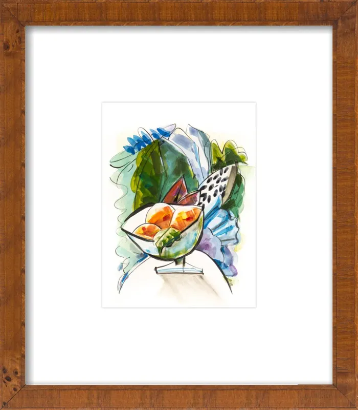 Still life with oranges by Becky Aubry for Artfully Walls