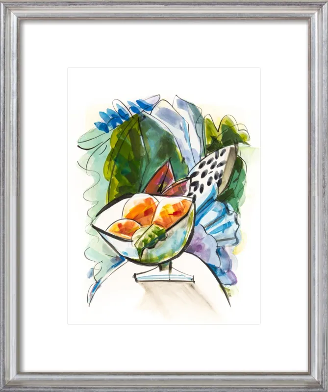 Still life with oranges by Becky Aubry for Artfully Walls