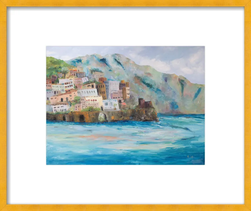Amalfi Coast by Renee A Ortiz for Artfully Walls