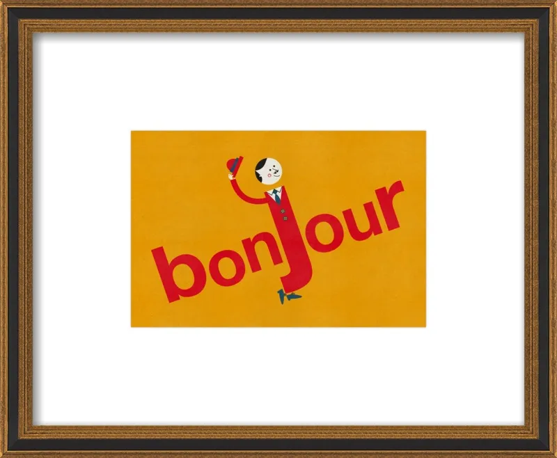 Bonjour by Blanca Gómez for Artfully Walls
